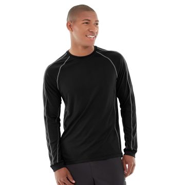 Deion Long-Sleeve EverCool&trade; Tee-S-Black