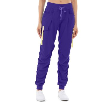 Ida Workout Parachute Pant-28-Purple